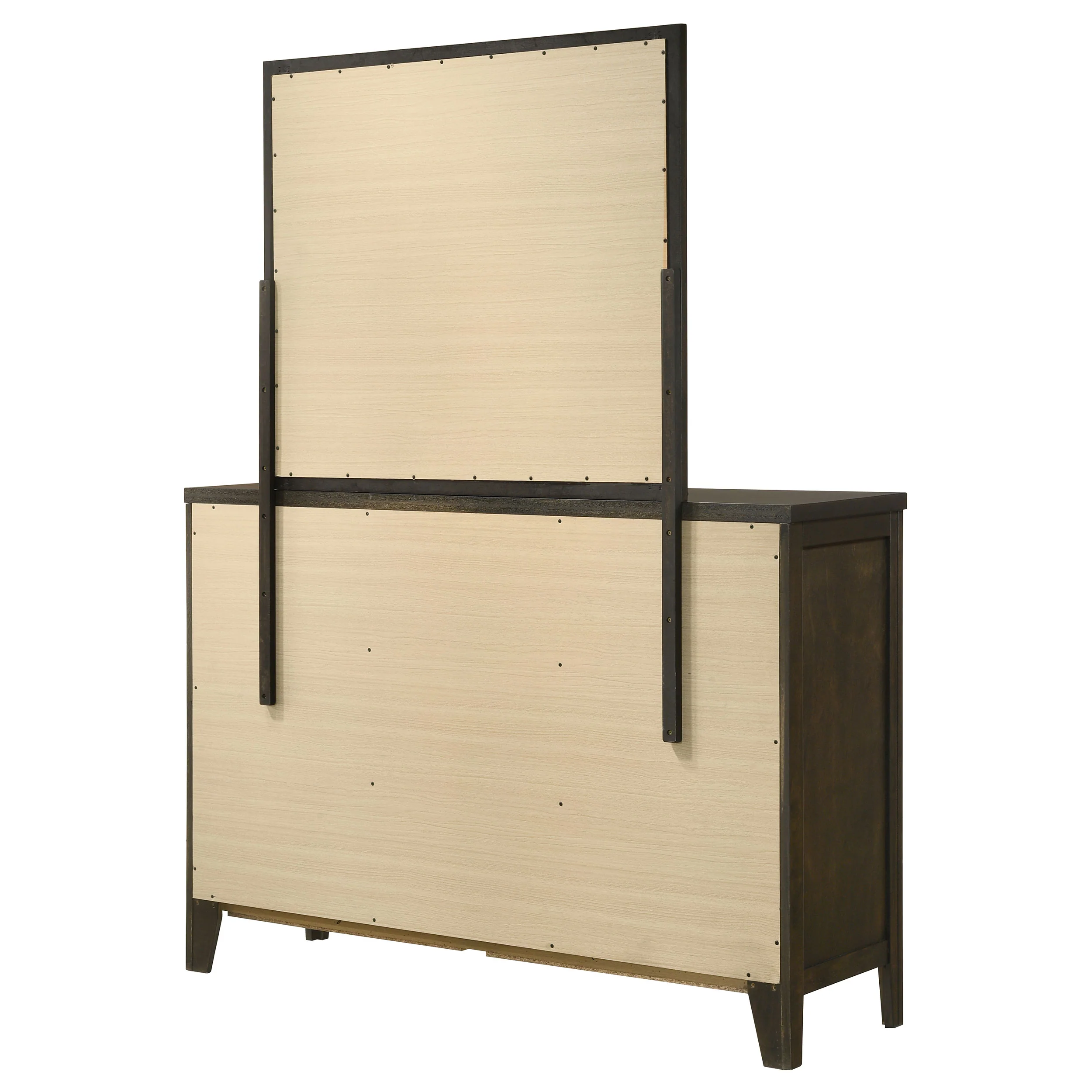 Wilkes 6-Drawer Dresser and Mirror Dark Cocoa - Image 6