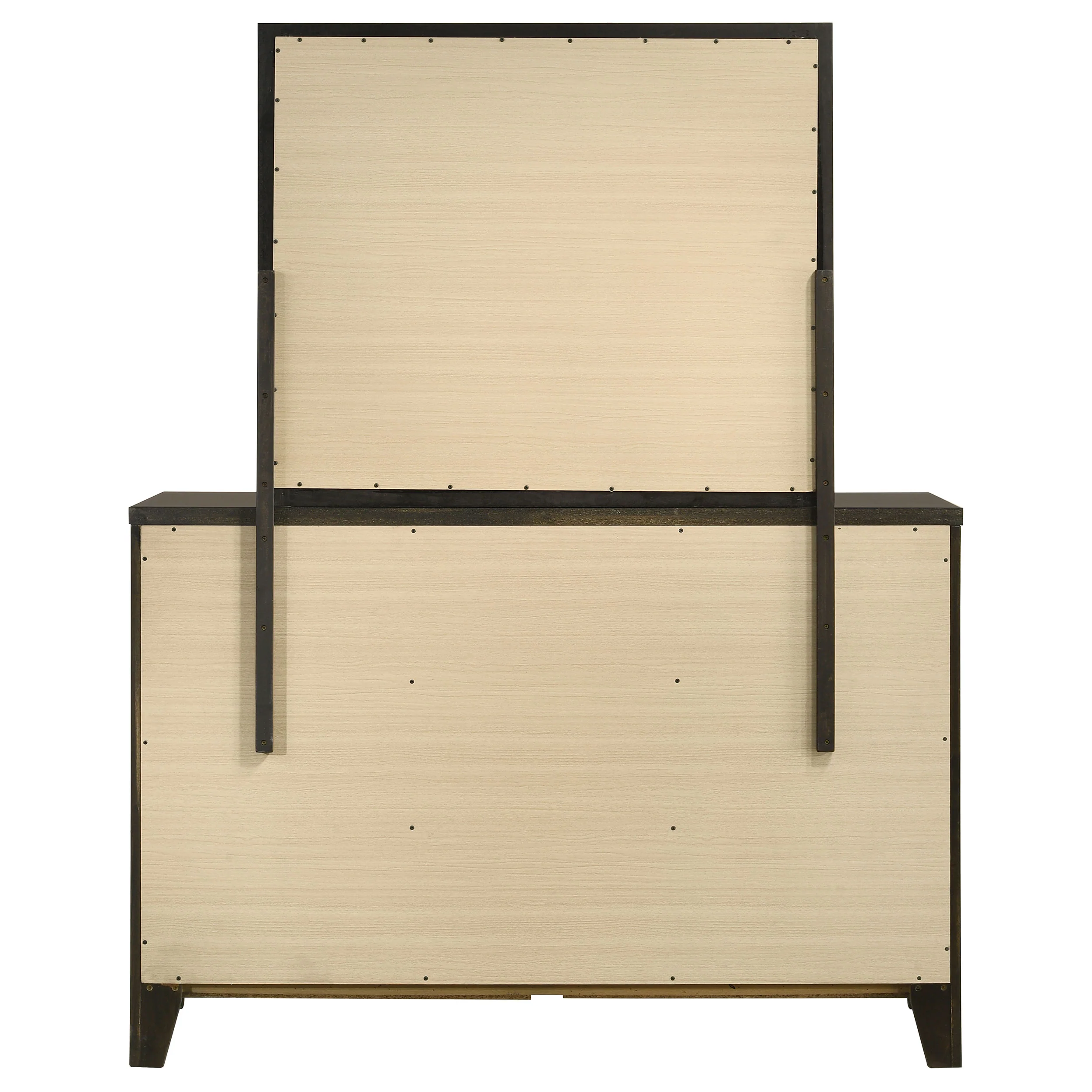 Wilkes 6-Drawer Dresser and Mirror Dark Cocoa - Image 9