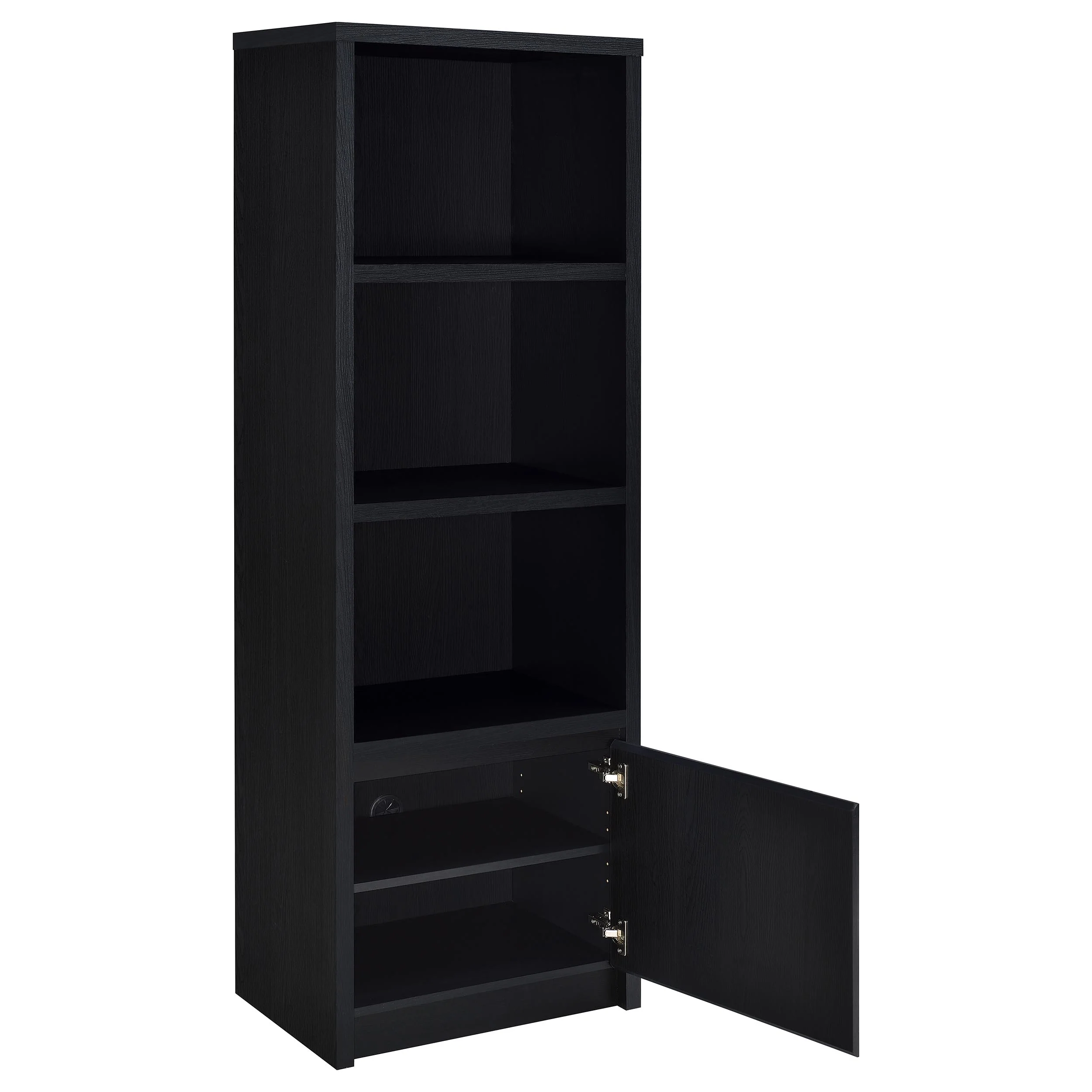 Winfield 3-Piece Entertainment Center 78-Inch TV Stand Black - Image 7