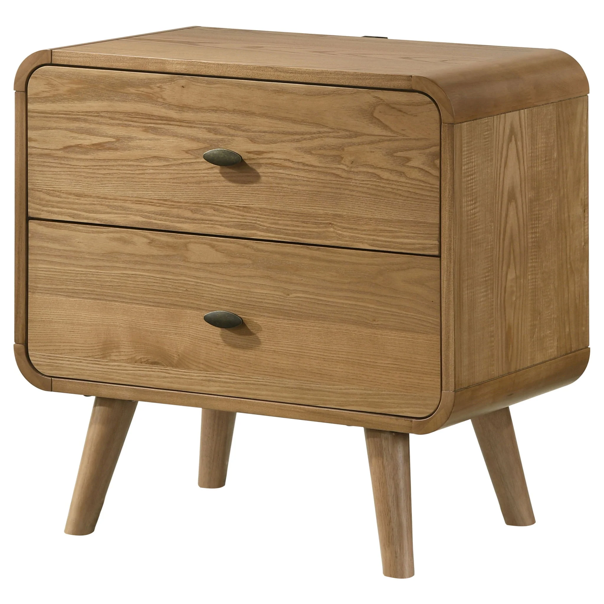 Winston - 2 Drawer Nightstand - Ash Brown - Image 7