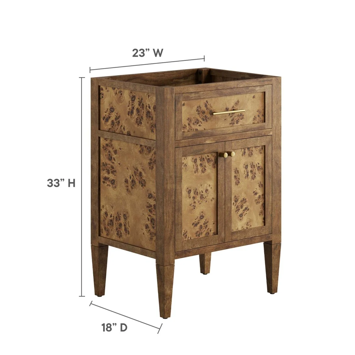 Wood Bathroom Vanity Cabinet (Sink Basin Not Included) - Vanity Base Storage - Image 24