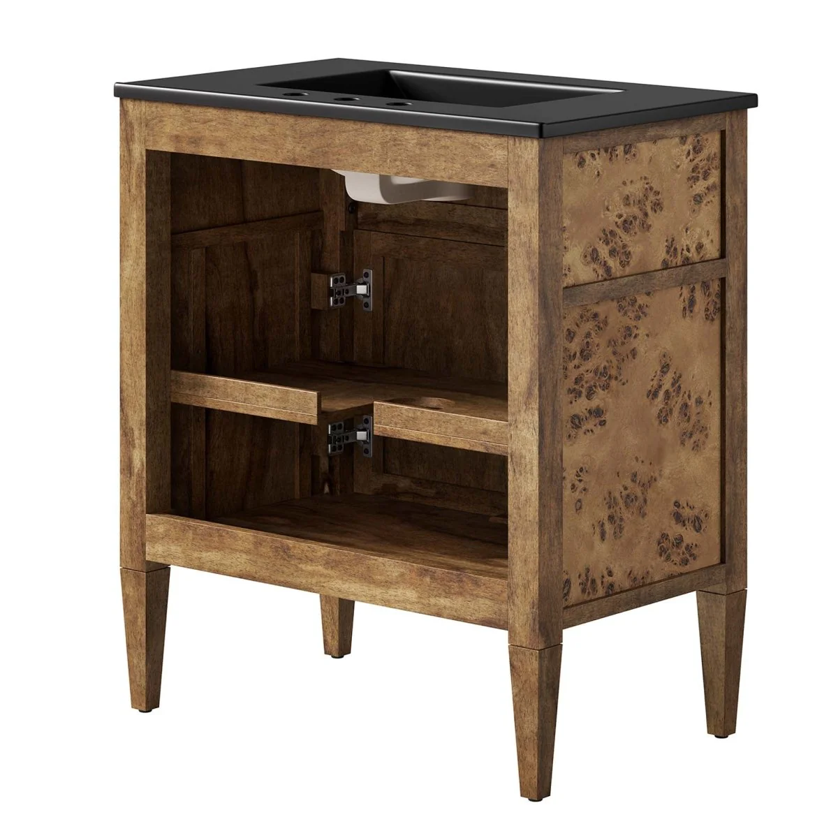 Wood Bathroom Vanity Cabinet with Countertop and Storage, Multiple Configurations - Image 115