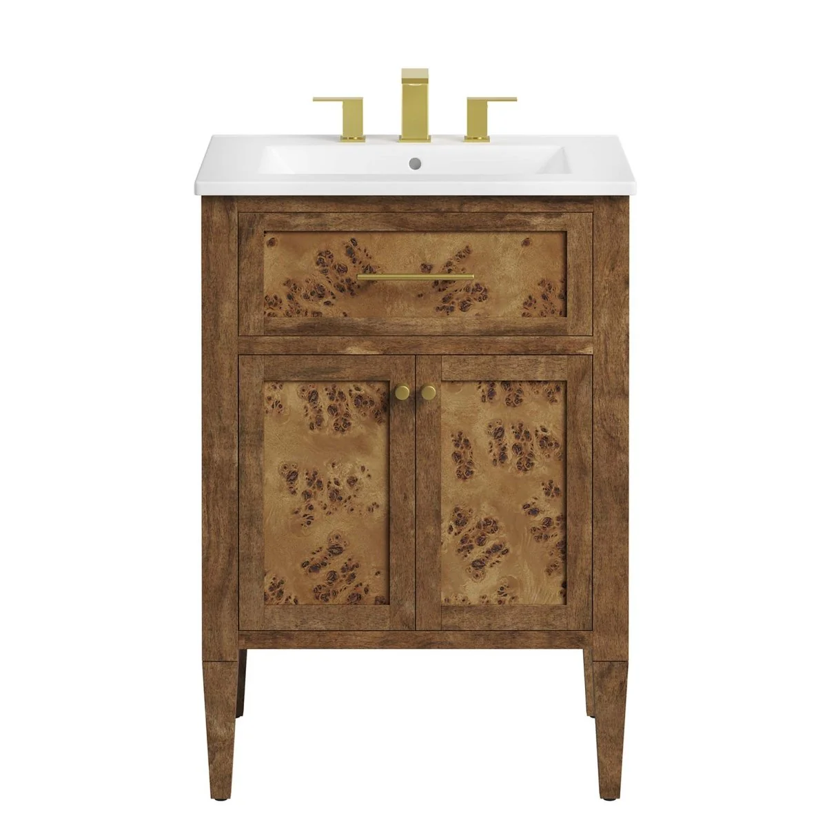 Wood Bathroom Vanity Cabinet with Countertop and Storage, Multiple Configurations - Image 176