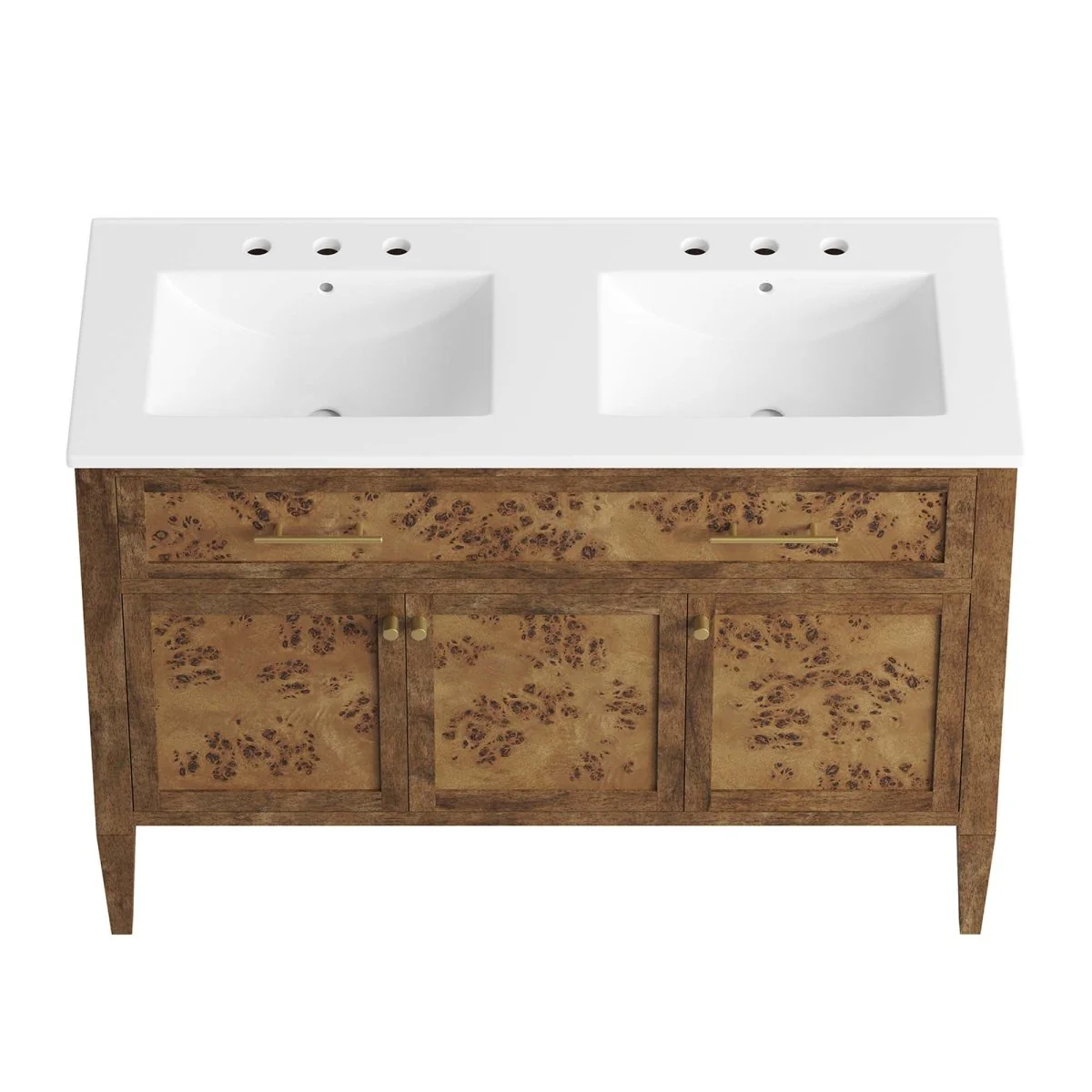 Wood Bathroom Vanity Cabinet with Countertop and Storage, Multiple Configurations - Image 190