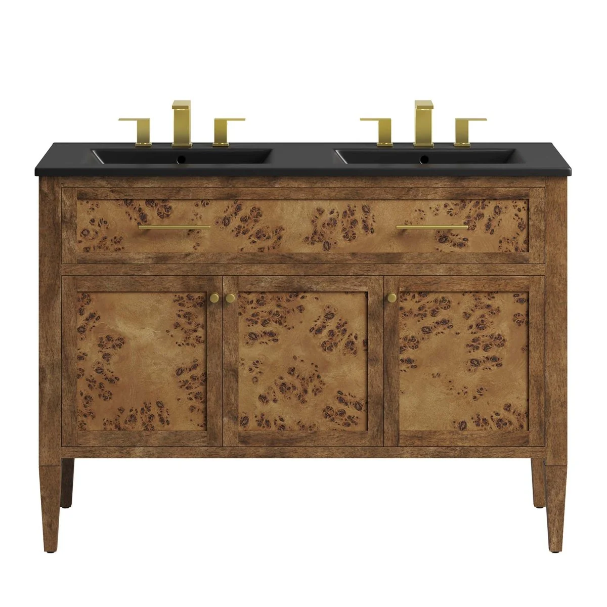 Wood Bathroom Vanity Cabinet with Countertop and Storage, Multiple Configurations - Image 200