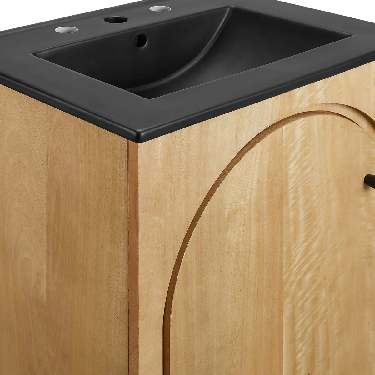 Wood Bathroom Vanity Collection with Ceramic Sink for Single and Double Use - Image 42