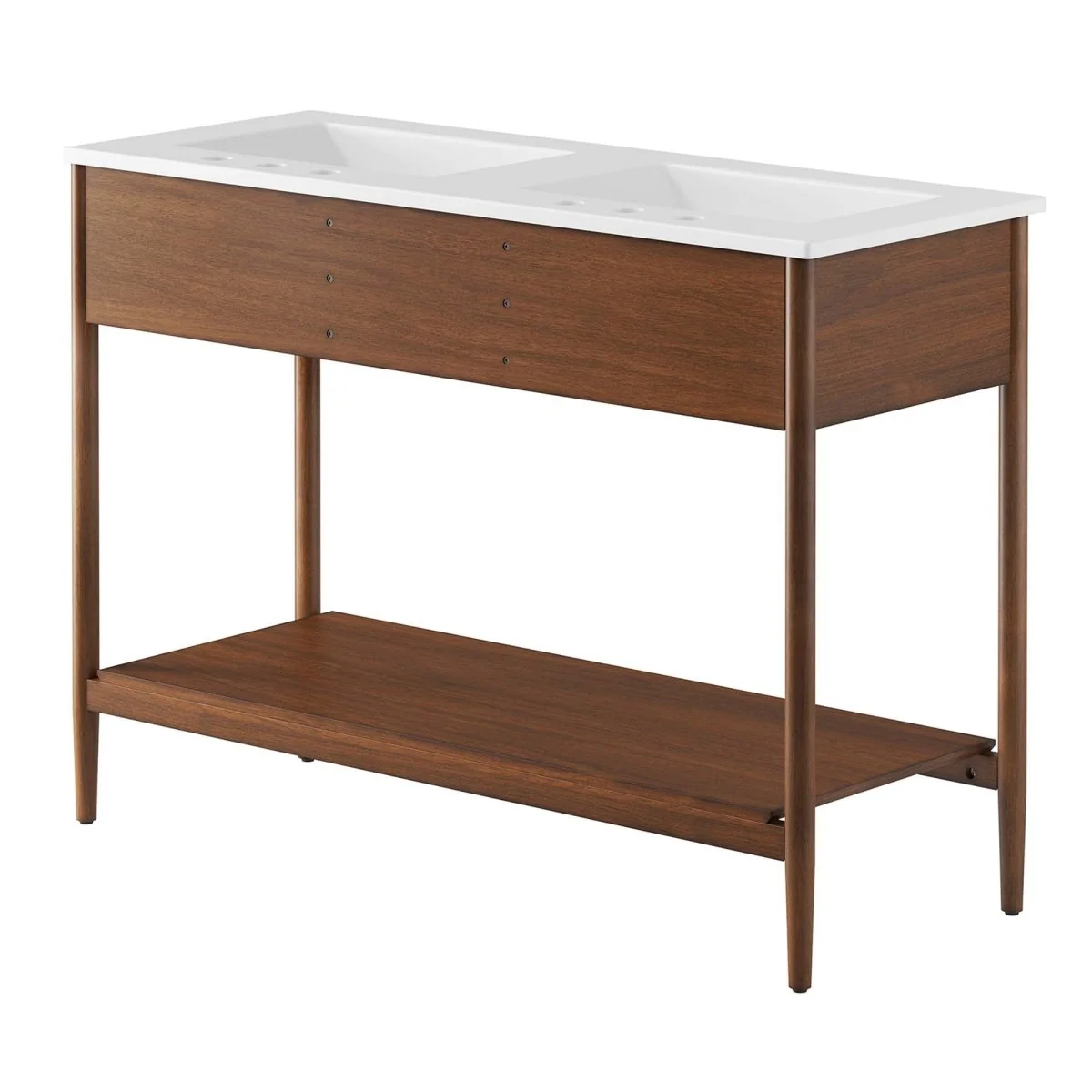 Wood Bathroom Vanity with Sink — Elegant Solid Wood Vanity Cabinet for Bathrooms - Image 77