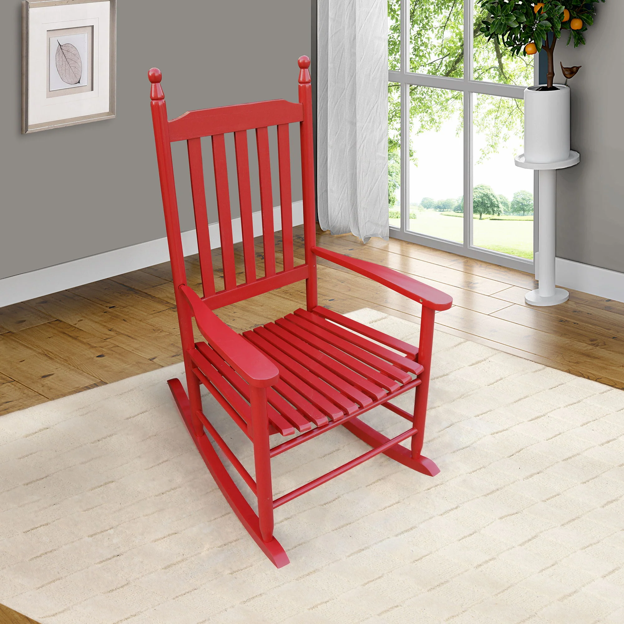 Wooden Porch Rocker Chair - Image 12