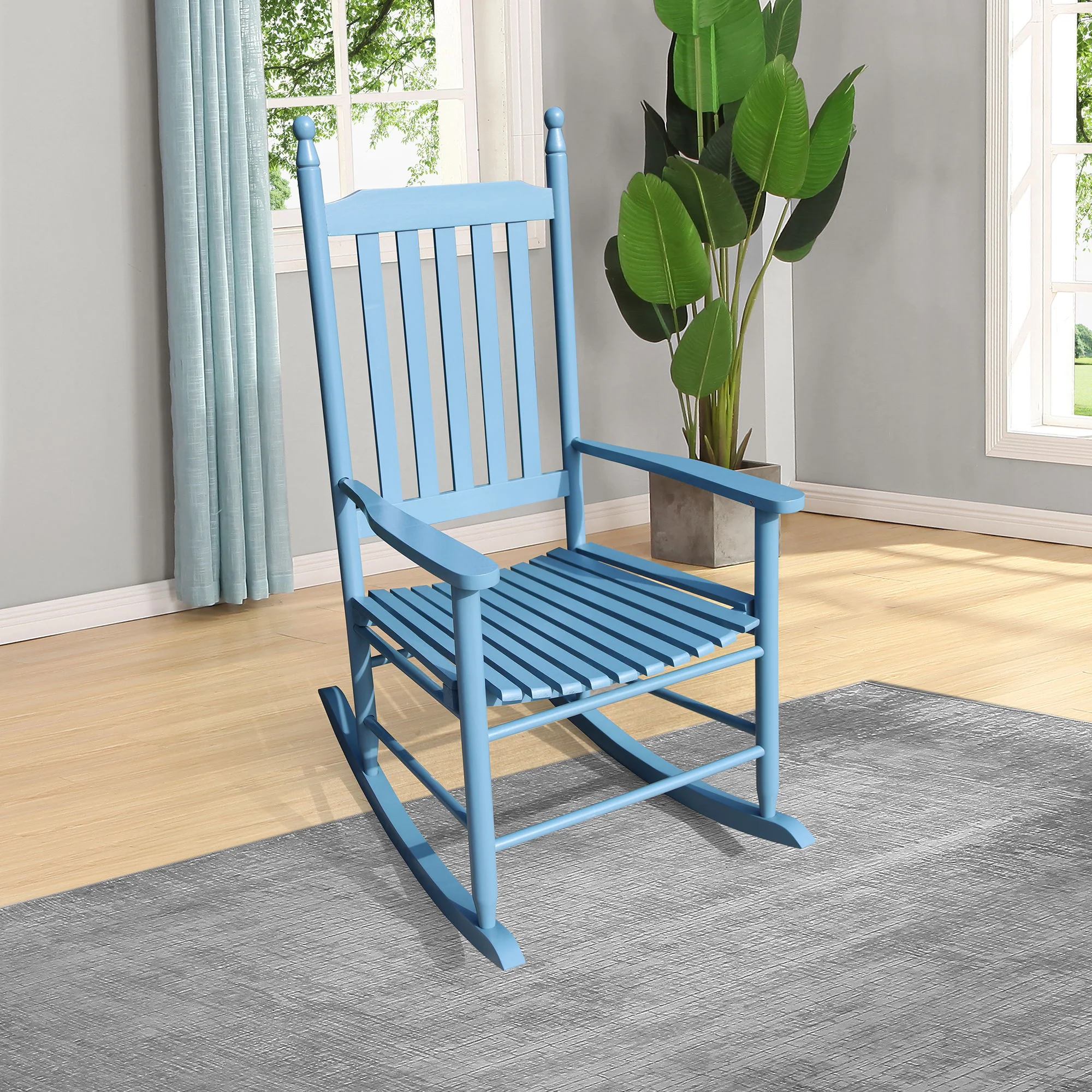 Wooden Porch Rocker Chair - Image 15