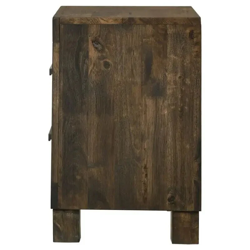 Woodmont Nightstand Rustic Golden Brown - Image 3
