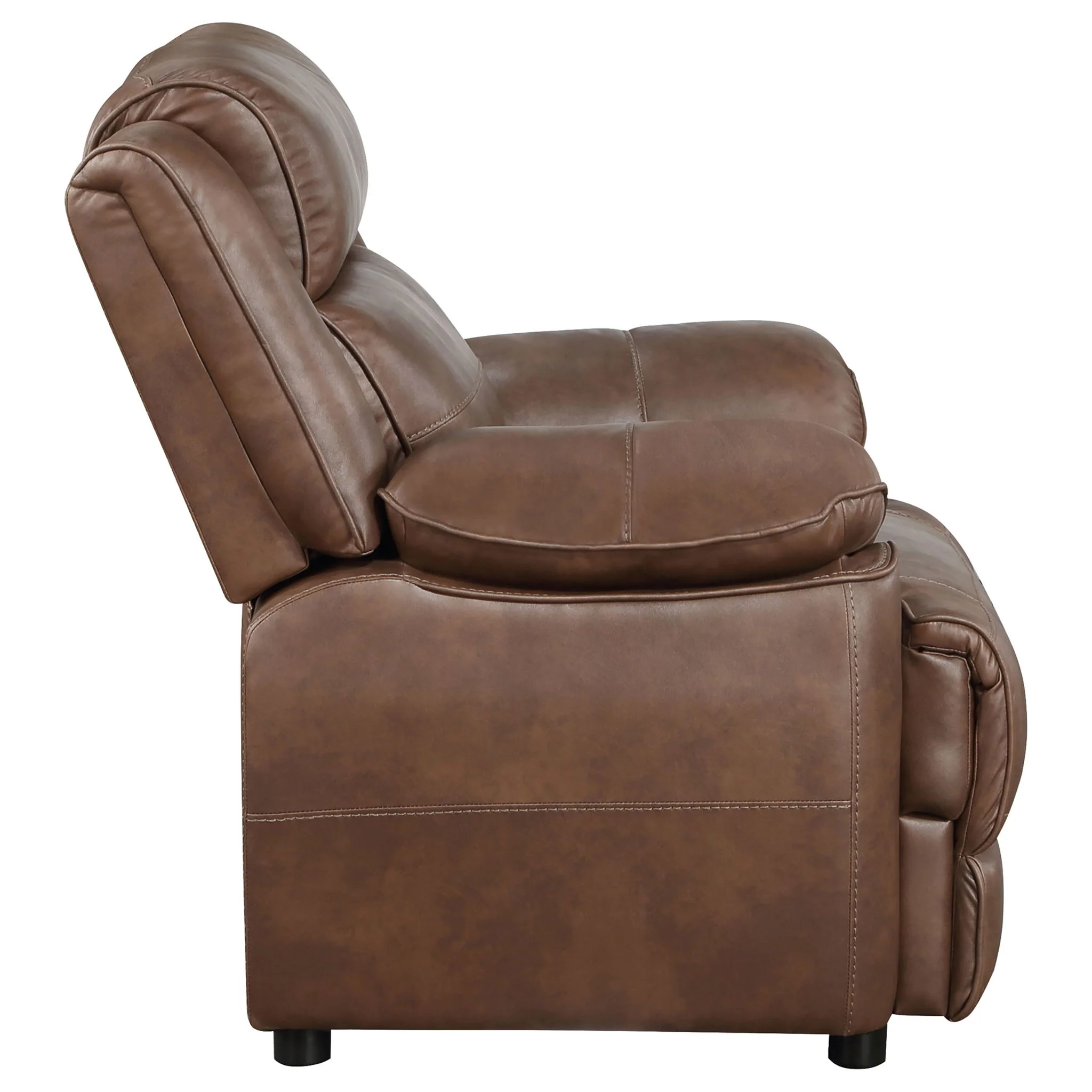Worthington - Padded Arm Accent Chair - Dark Brown - Image 7
