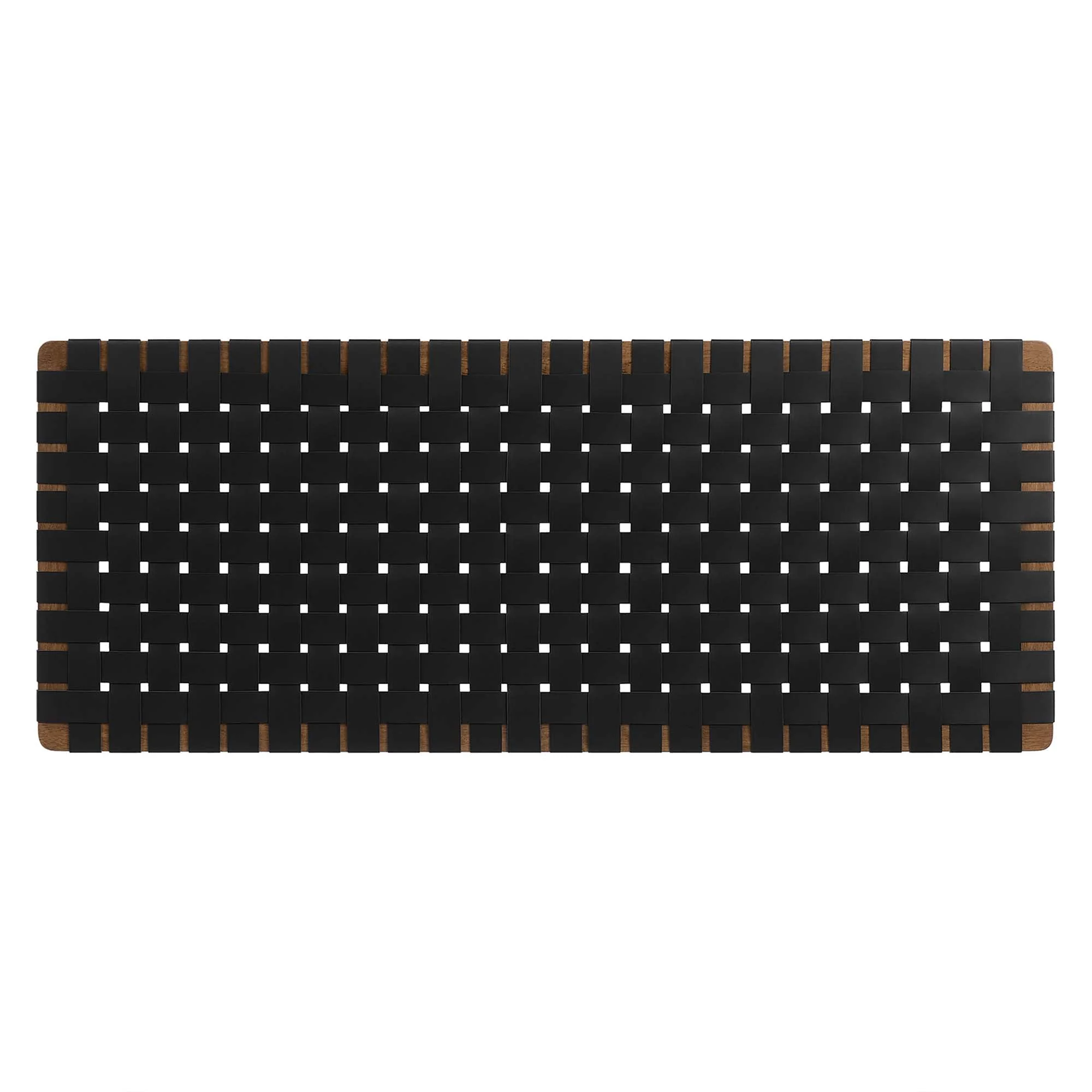 Woven Vegan Leather Wall-Mount Headboard - Image 44