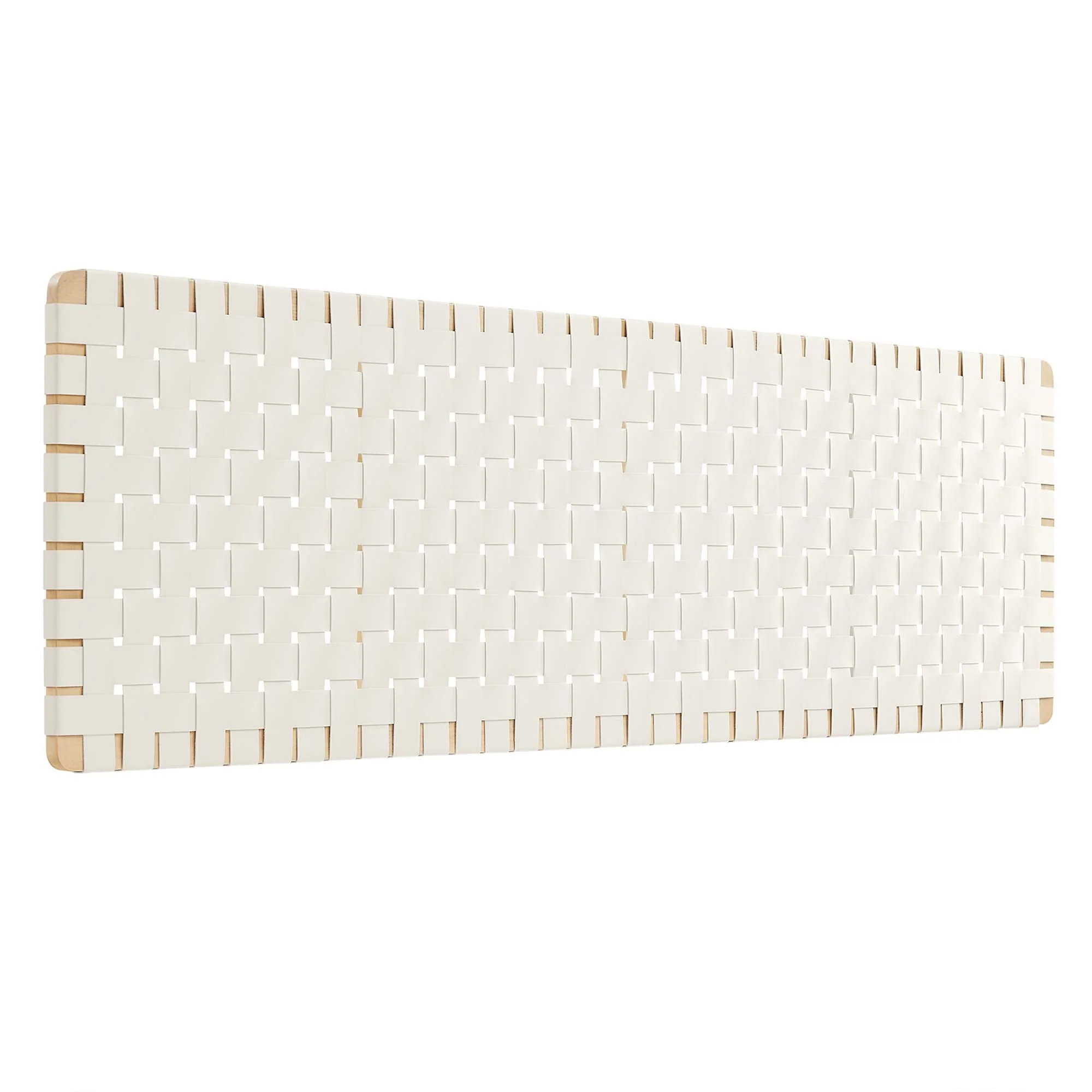 Woven Vegan Leather Wall-Mount Headboard - Image 81