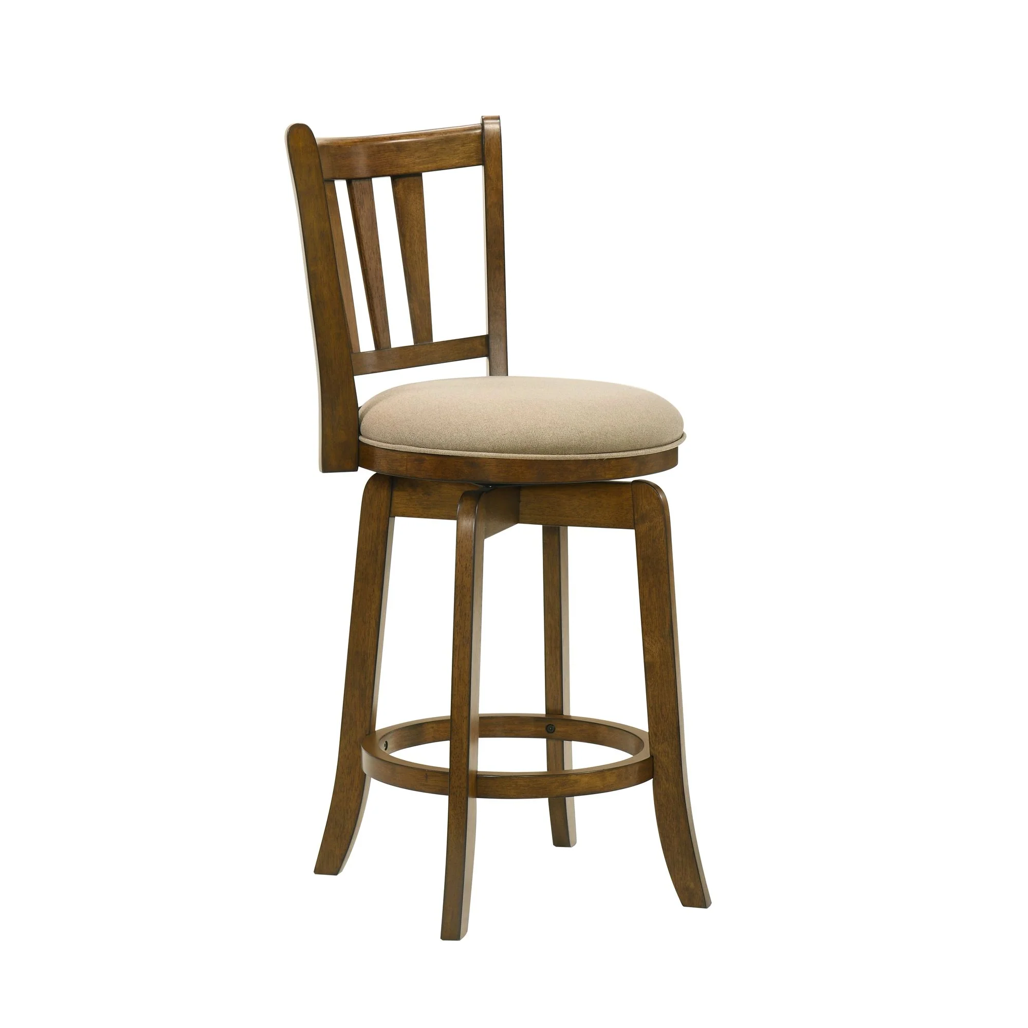 Wren - Modern Farmhouse Swivel Wood Counter Height Kitchen Bar Stool - Image 9