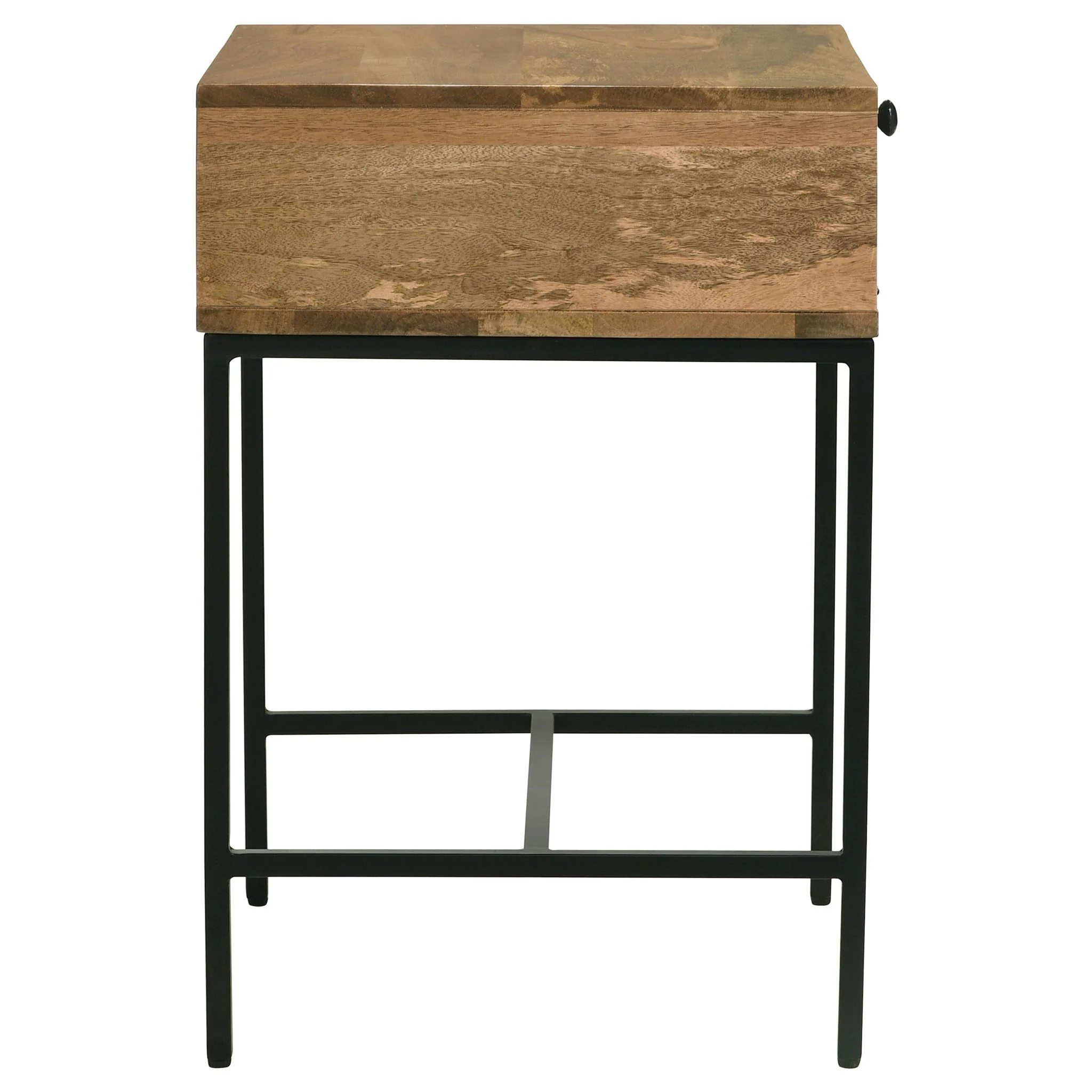 Wyrik - Rectangular Side End Table - Honey - Image 4