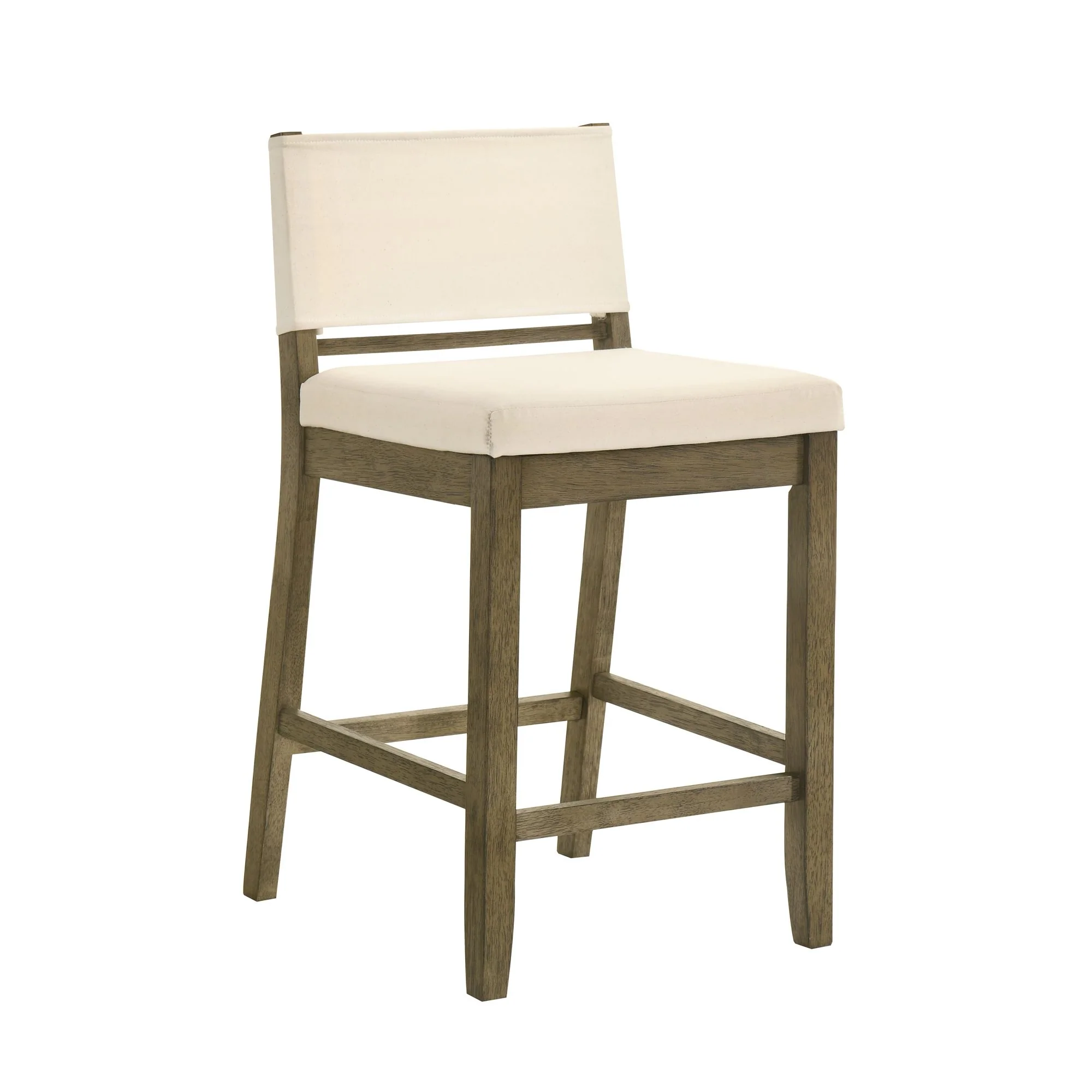 Yaneli - Contemporary Natural Wood Counter Height Kitchen Bar Stool - Image 15