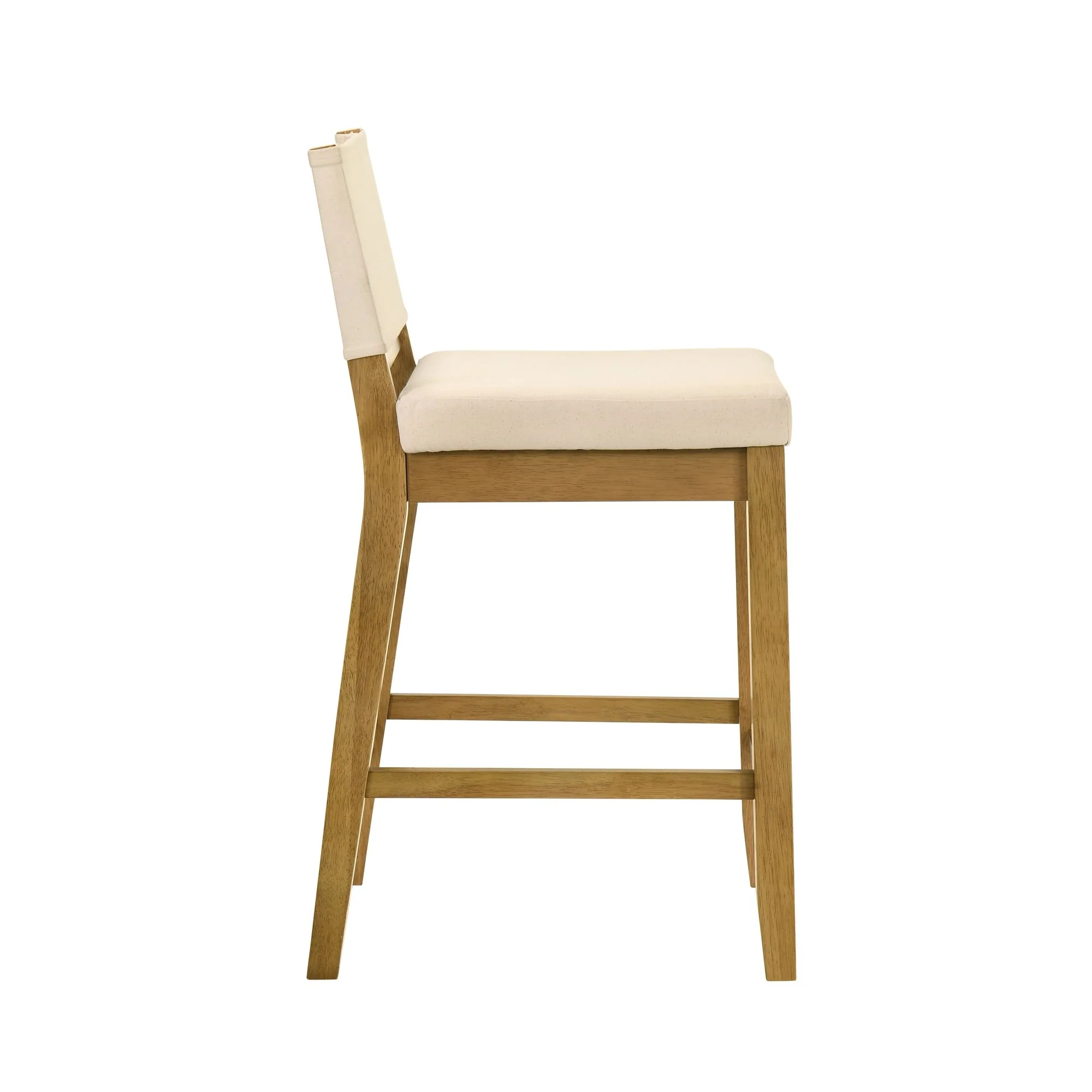 Yaneli - Contemporary Natural Wood Counter Height Kitchen Bar Stool - Image 25