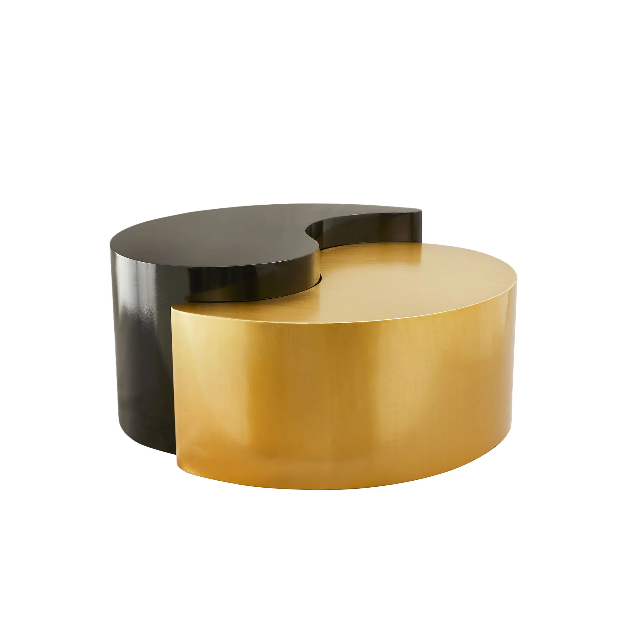 Ying Yang - Coffee Table - Gold / Black - Image 2