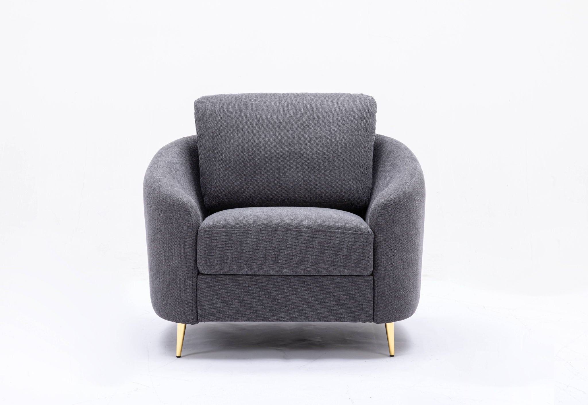 Yuina - Linen Chair - Gray - Image 8