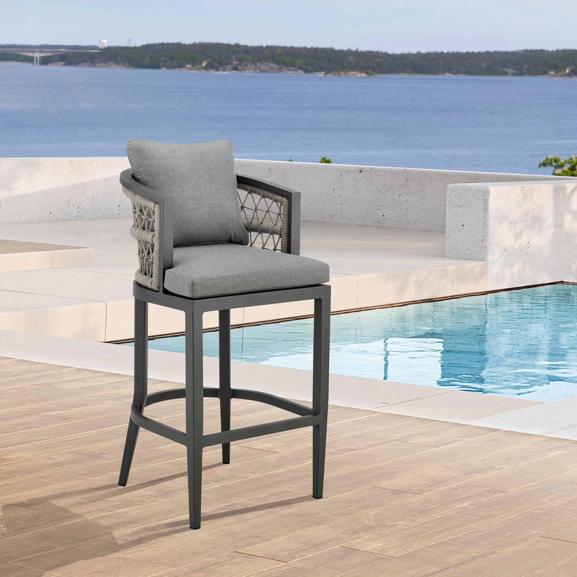 Zella - Outdoor Patio Bar Stool - Image 13