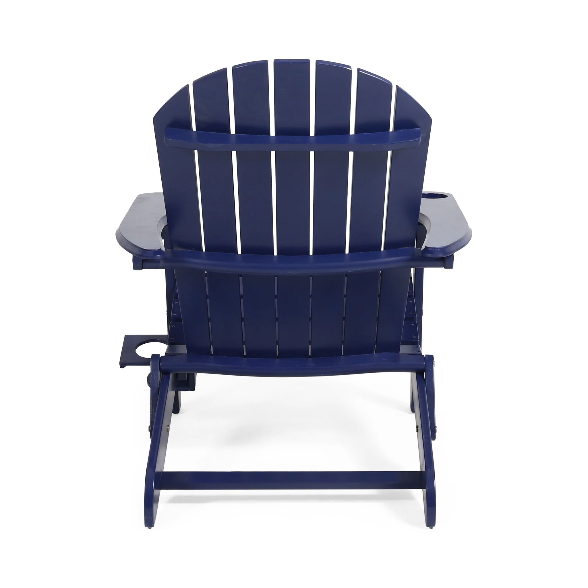 Zenithia - Outdoor Foldable Adirondack Chair With 2 Cup Holders - Image 17
