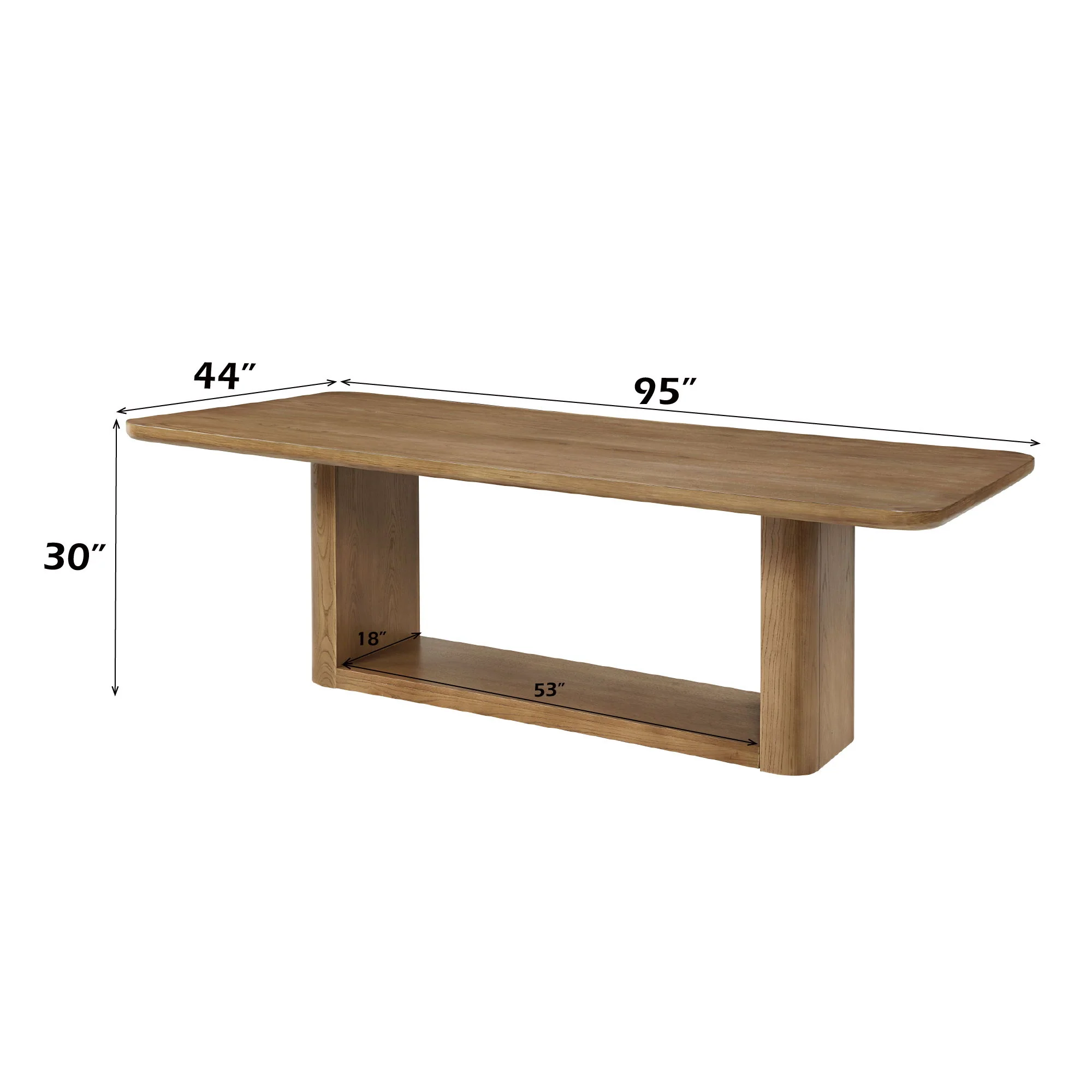 Zoey - Dining Table - Oak - Image 2