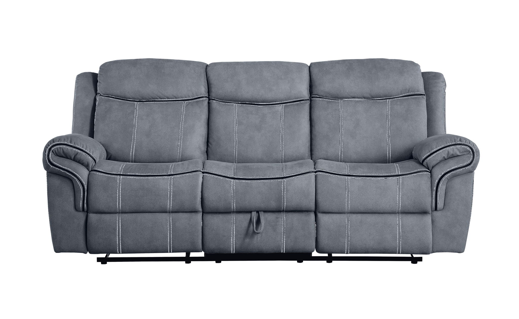 Zubaida - Two Tone 3 Piece Recliner Living Room Set - Image 10