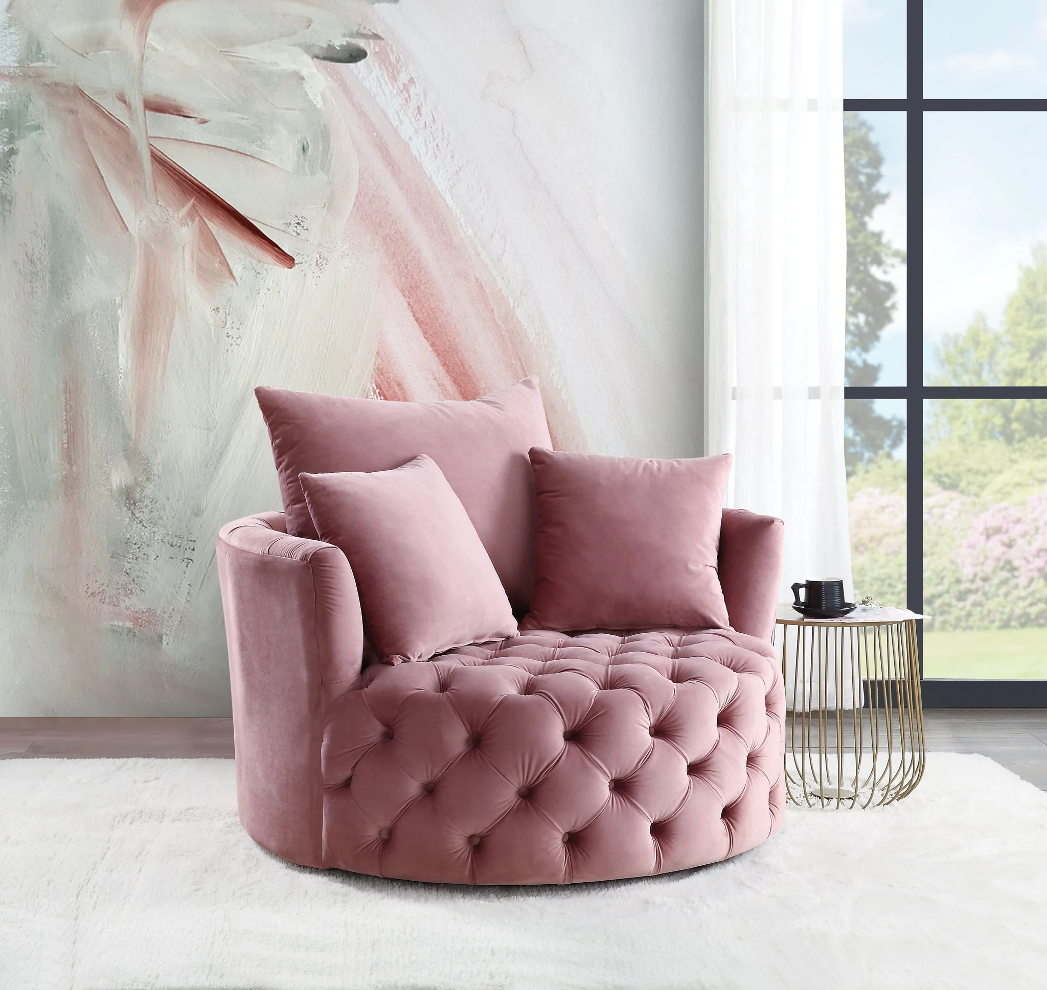 Zunyas - Accent Chair With Swivel - Image 6